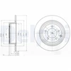 Image de Disque De Frein Delphi Bg4169 Chrysler;Citroen;Dodge;Jeep;Lancia;Mitsubishi;Peugeot