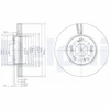 Image de Disque De Frein Delphi Bg4119 Honda