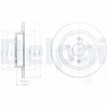 Image de Disque De Frein Delphi Bg4188 Chevrolet;Opel;Saab;Vauxhall