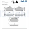 Image de Kit De Plaquettes De Frein, Frein À Disque Lp2167 Delphi Delphi Lp2167 Chevrolet;Opel;Vauxhall