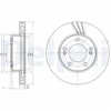 Image de Disque De Frein Delphi Bg4207 Ssangyong