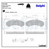 Image de Jeu De Plaquettes De Frein Lp2185 Delphi Delphi Lp2185 Nissan