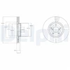 Image de Disque De Frein Delphi Bg9074 Lexus