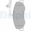Image de Kit De Plaquettes De Frein, Frein À Disque Lp2192 Delphi Delphi Lp2192 Nissan;Opel;Renault;Vauxhall