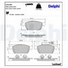 Image de Kit De Plaquettes De Frein, Frein À Disque Lp2199 Delphi Delphi Lp2199 Volkswagen