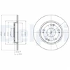 Image de Disque De Frein Delphi Bg4280 Honda
