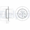 Image de Jeu De 2 Disques De Frein Bg4291 Delphi Delphi Bg4291 Toyota
