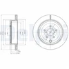 Image de Disque De Frein Delphi Bg4288 Subaru;Toyota