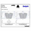Image de Jeu De Plaquettes De Frein Lp2256 Delphi Delphi Lp2256 Bmw