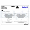 Image de Kit De Plaquettes De Frein, Frein À Disque Lp2286 Delphi Delphi Lp2286 Bmw