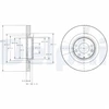 Image de Disque De Frein Delphi Bg9104 Ford Usa;Mazda