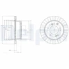Image de Disque De Frein Delphi Bg4331 Kia;Mitsubishi