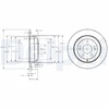 Image de Disque De Frein Delphi Bg4335 Hyundai;Kia