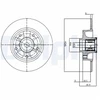 Image de Disque De Frein Delphi Bg9112rs Renault