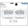 Image de Kit De Plaquettes De Frein, Frein À Disque Lp2662 Delphi Delphi Lp2662 Ford