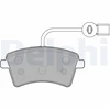 Image de Kit De Plaquettes De Frein, Frein À Disque Lp2504 Delphi Delphi Lp2504 Nissan;Renault