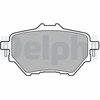 Image de Kit De Plaquettes De Frein, Frein À Disque Lp2505 Delphi Delphi Lp2505 Abarth;Alfa Romeo;Citroen;Ds;Fiat;Lancia;Opel;Peugeot;Toyota;Vauxhall