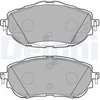 Image de Kit De Plaquettes De Frein, Frein À Disque Lp2691 Delphi Delphi Lp2691 Toyota