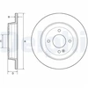 Image de Disque De Frein Delphi Bg4564 Hyundai;Kia
