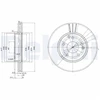 Image de Disque De Frein Delphi Bg3240c Mercedes-Benz