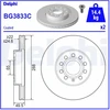 Image de Disque De Frein Delphi Bg3833c Audi;Cupra;Seat;Skoda;Toyota;Volkswagen