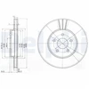 Image de Disque De Frein Delphi Bg3537c Ford;Jaguar