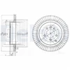 Image de Disque De Frein Delphi Bg3925c Land Rover