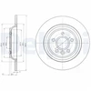 Image de Disque De Frein Delphi Bg4239c Volvo