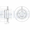 Image de Disque De Frein Delphi Bg4293c Bmw