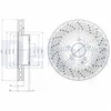 Image de Disque De Frein Delphi Bg9076c Mercedes-Benz