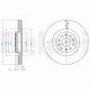 Image de Disque De Frein Delphi Bg9109c Audi;Cupra;Seat;Skoda;Volkswagen