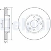 Image de Disque De Frein Delphi Bg4459c Dacia;Lada;Mercedes-Benz;Nissan;Renault;Smart