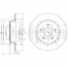 Image de Disque De Frein Delphi Bg4533c Ford