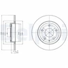 Image de Disque De Frein Delphi Bg4534c Mazda