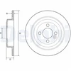 Image de Disque De Frein Delphi Bg4560c Mini