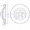 Image de Disque De Frein Delphi Bg9121c Dodge;Jeep