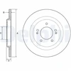 Image de Disque De Frein Delphi Bg4563c Hyundai