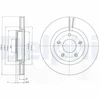 Image de Disque De Frein Delphi Bg4109c Nissan