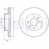 Image de Disque De Frein Delphi Bg3935c Hyundai;Kia