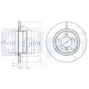 Image de Disque De Frein Delphi Bg3901c Bmw
