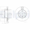 Image de Disque De Frein Delphi Bg3998c Bmw