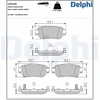 Image de Kit De Plaquettes De Frein, Frein À Disque Lp3145 Delphi Delphi Lp3145 Nissan;Renault