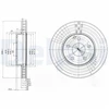 Image de Disque De Frein Delphi Bg3755c Mercedes-Benz