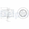 Image de Disque De Frein Delphi Bg4118c Honda