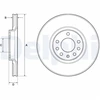 Image de Disque De Frein Delphi Bg3770c Opel;Saab;Vauxhall