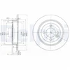 Image de Disque De Frein Delphi Bg3662c