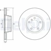 Image de Disque De Frein Delphi Bg4458c Bmw