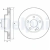 Image de Disque De Frein Delphi Bg4554c Mercedes-Benz