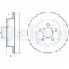 Image de Disque De Frein Delphi Bg4648 Jeep