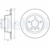 Image de Disque De Frein Delphi Bg4649c Bmw